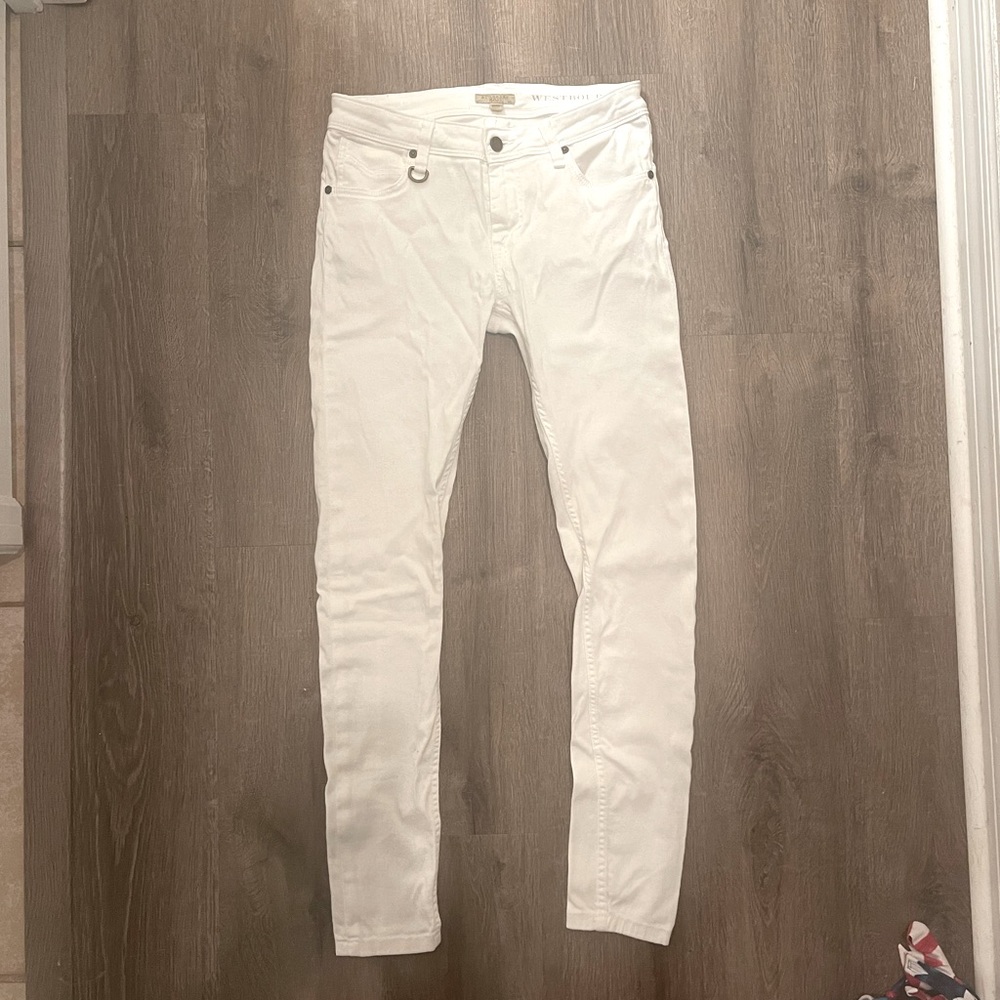 BURBERRY WHITE JEANS